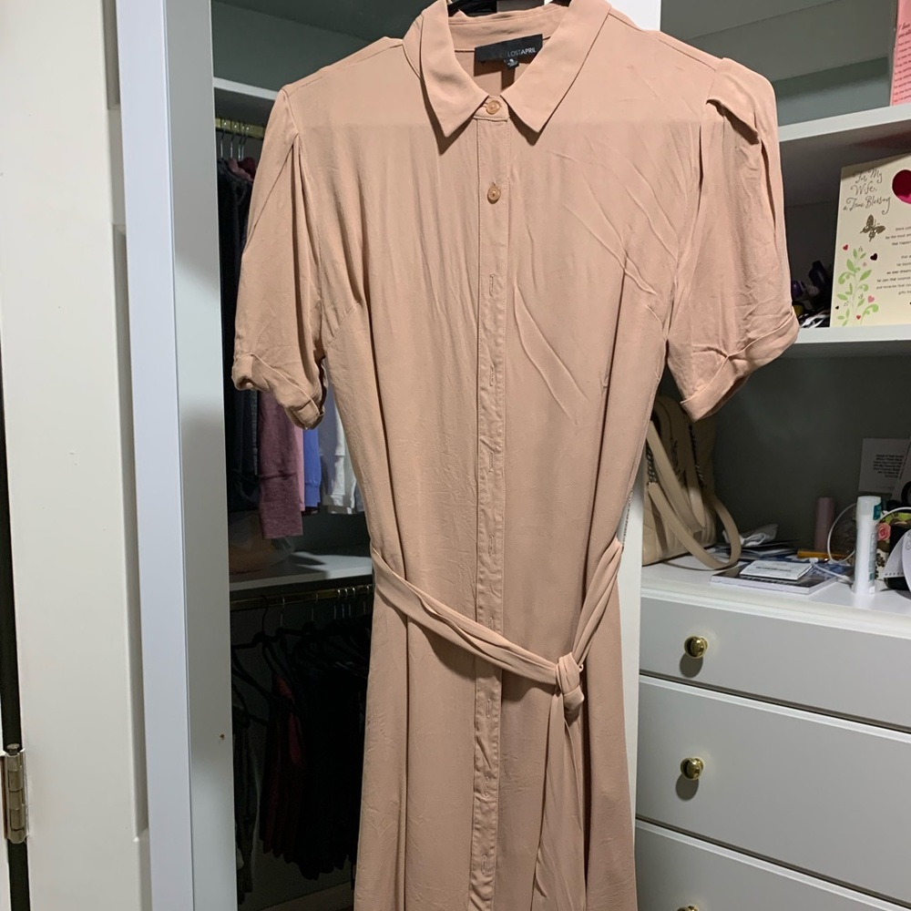 Midi Button Down Dress